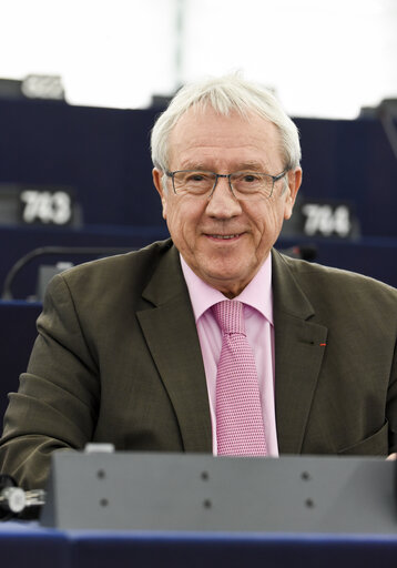 Thierry CORNILLET in the EP in Strasbourg