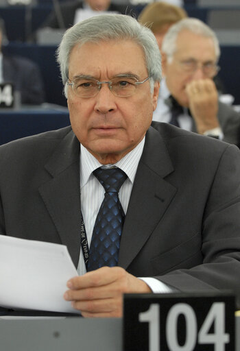 Fotogrāfija 1: Panayiotis DEMETRIOU in plenary session in Strasbourg.