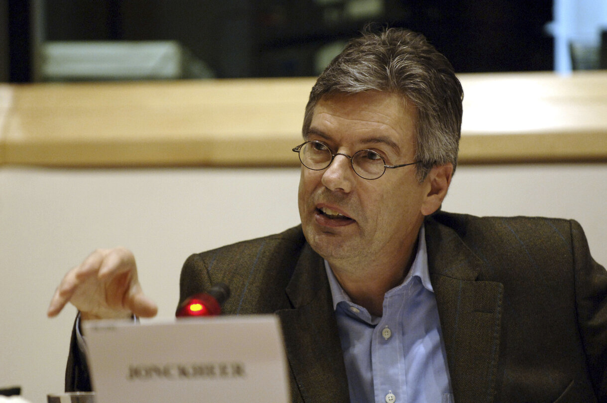 Pierre JONCKHEER at the EP in Brussels