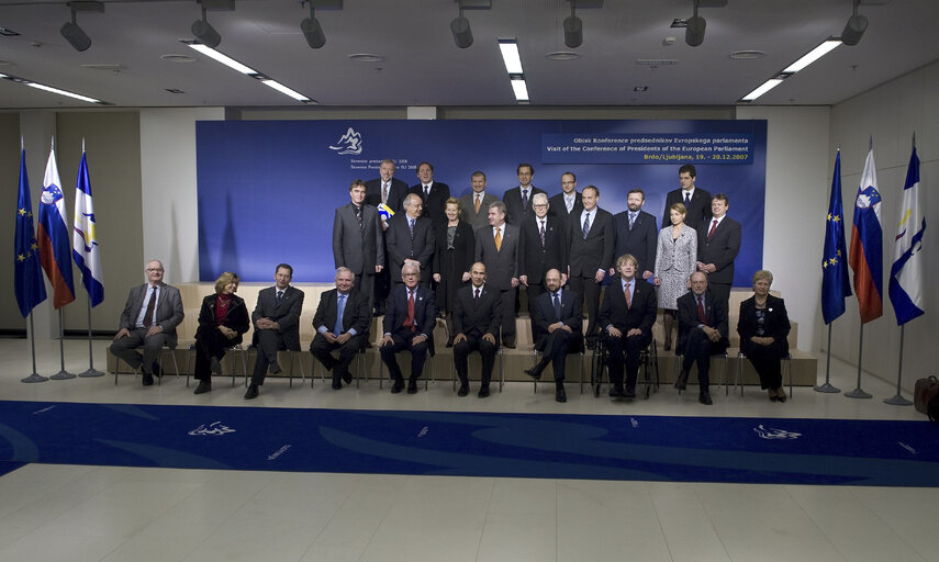 Foto 33: EP President and Conference of Presidents pay on an official visit to Slovenia