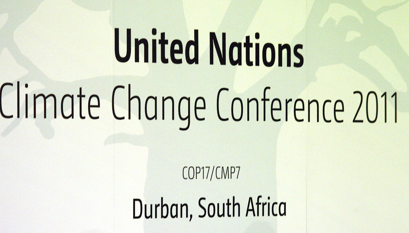 COP17. Climate Change Conference 2011 in Durban