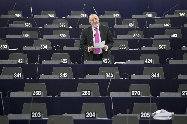 Billede 23: MEPs during plenary session in Strasbourg, week 39