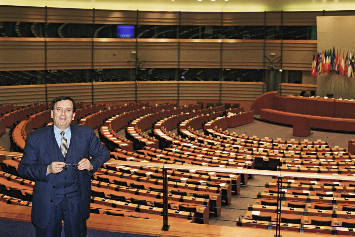 MEP Jean-Claude MARTINEZ at the European Parliament in Brussels