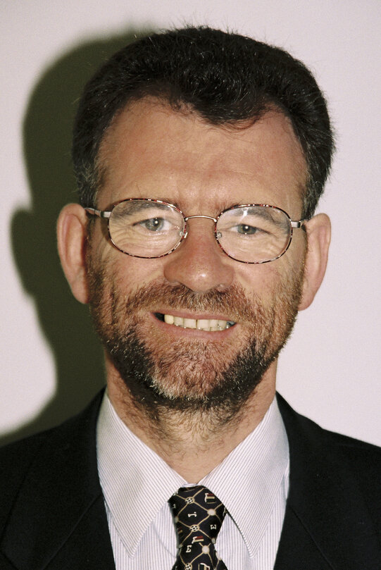 Portrait of Mep at the European Parliament in Brussels