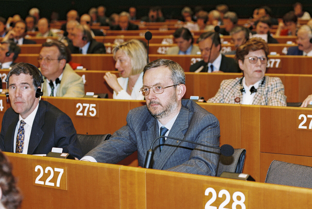 MEP Michl EBNER at the European Parliament in Brussels