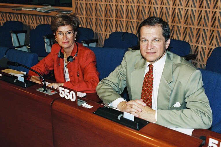 Fotogrāfija 1: Plenary session in Strasbourg