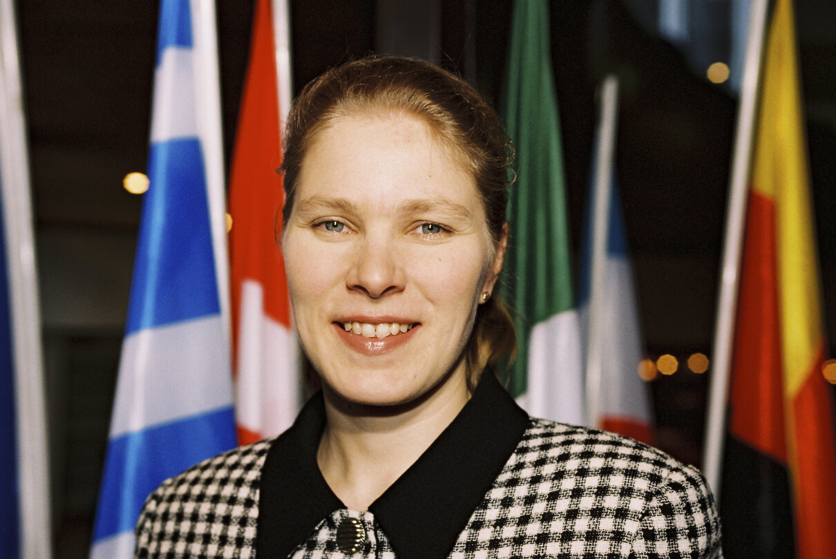 Portrait of MEP Marjo Tuulevi MATIKAINEN-KALLSTROM in Strasbourg