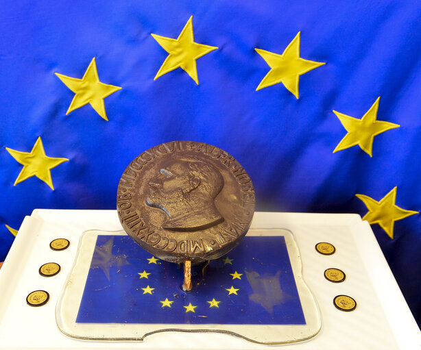 Foto 1: Chocolate Nobel Medal