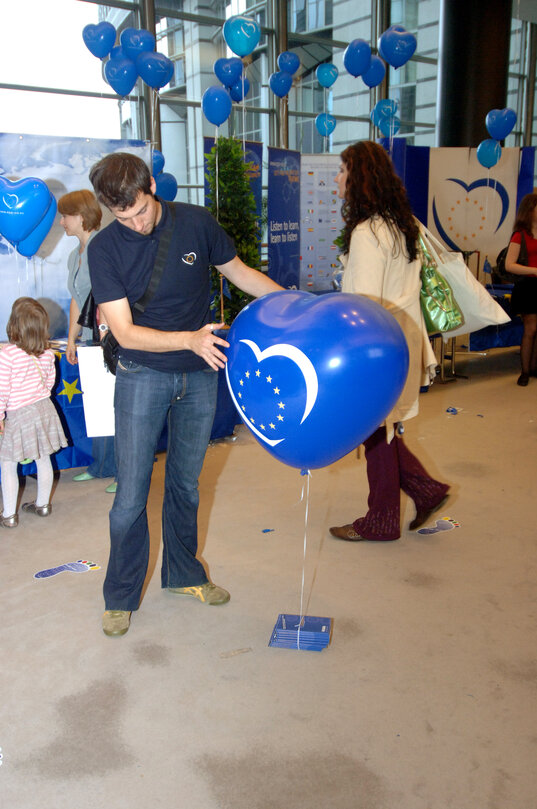 Open day of the European Parliament in Brussels