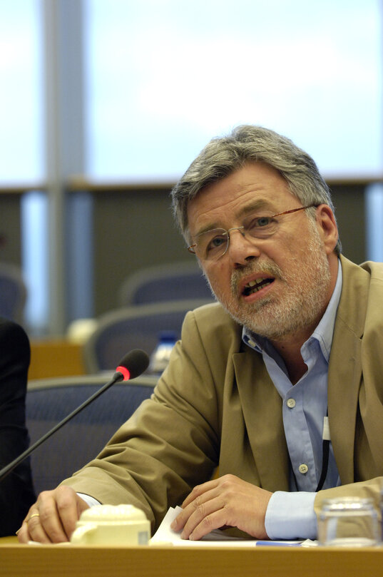 MEP Giorgos DIMITRAKOPOULOS attends a meeting in Brussels