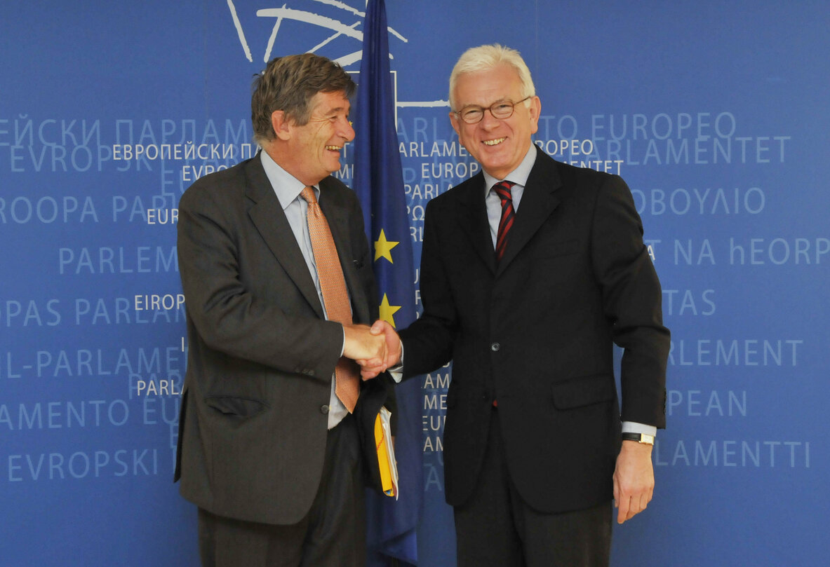 EP President meets with President of the French National Assembly, in Brussels