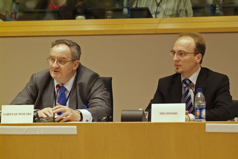 Φωτογραφία 1: AFET Committee meeting in Brussels - Exchange of views with Foreign Affairs Minister of the FYROM, Former Yugoslavian Republic of Macedonia