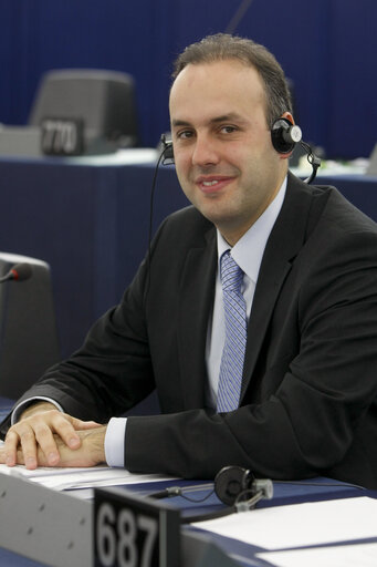 Fotografia 3: MEP Georgios PAPANIKOLAOU in Plenary Session