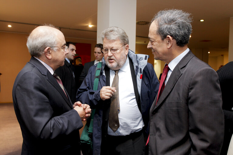 Fotografija 7: Visit of the President of the Cypriot Parliament to the EP