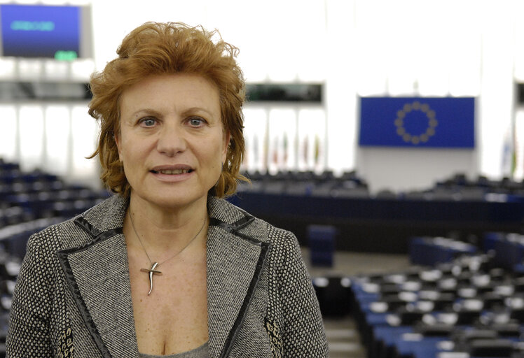 Maria Grazia PAGANO MEP in Plenary Session in Strasbourg.