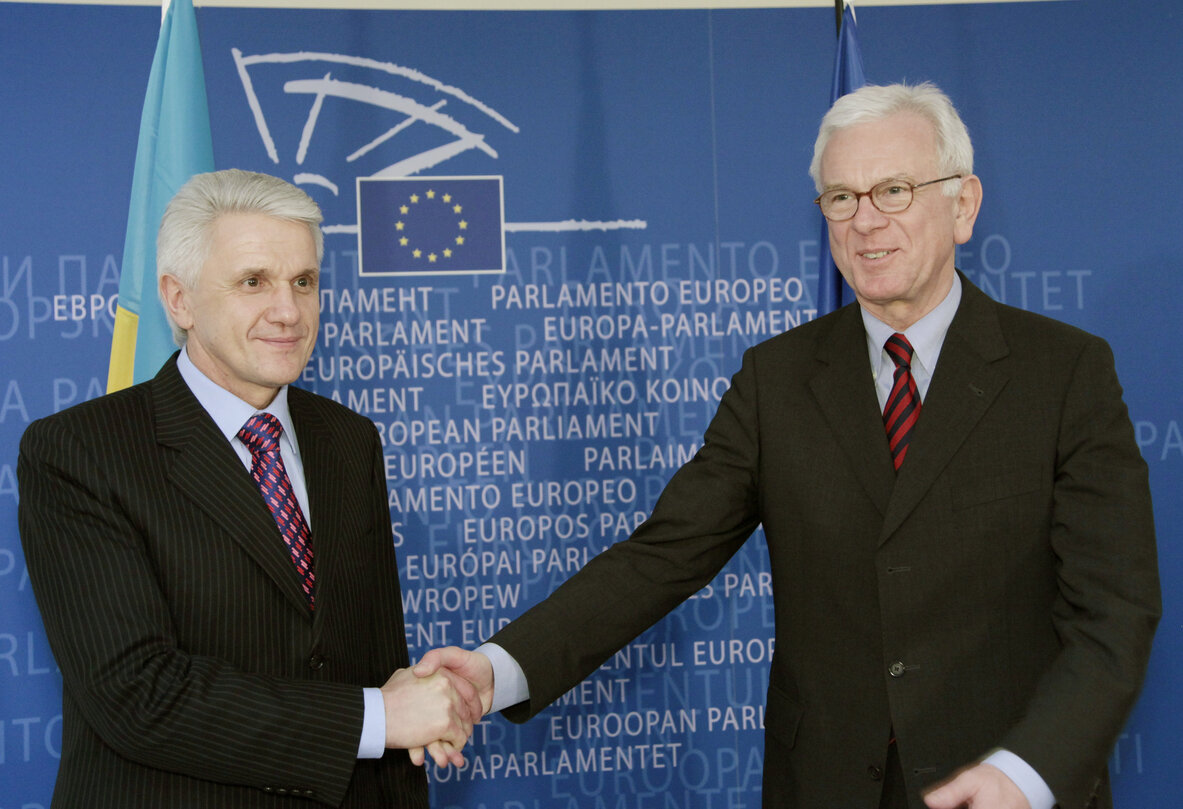 EP President meets with the Speaker of the Ukrainian Parliament