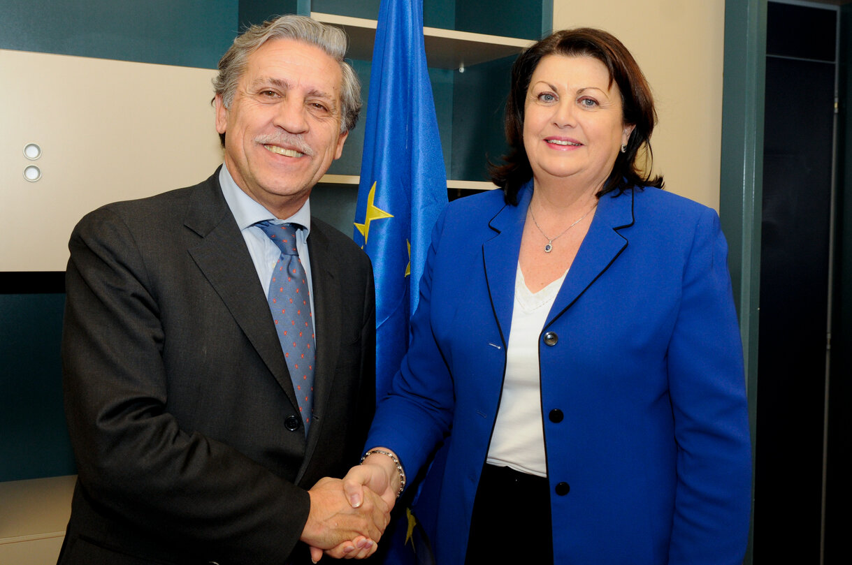 Spanish Secretary of State of the meets with the European Commissioner for Research, Innovation and Science.