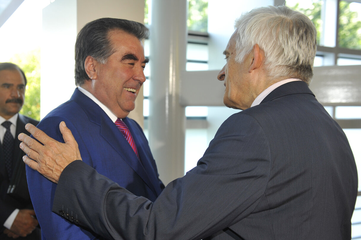 EP President meets with President of the Republic of Tajikistan - Arrival