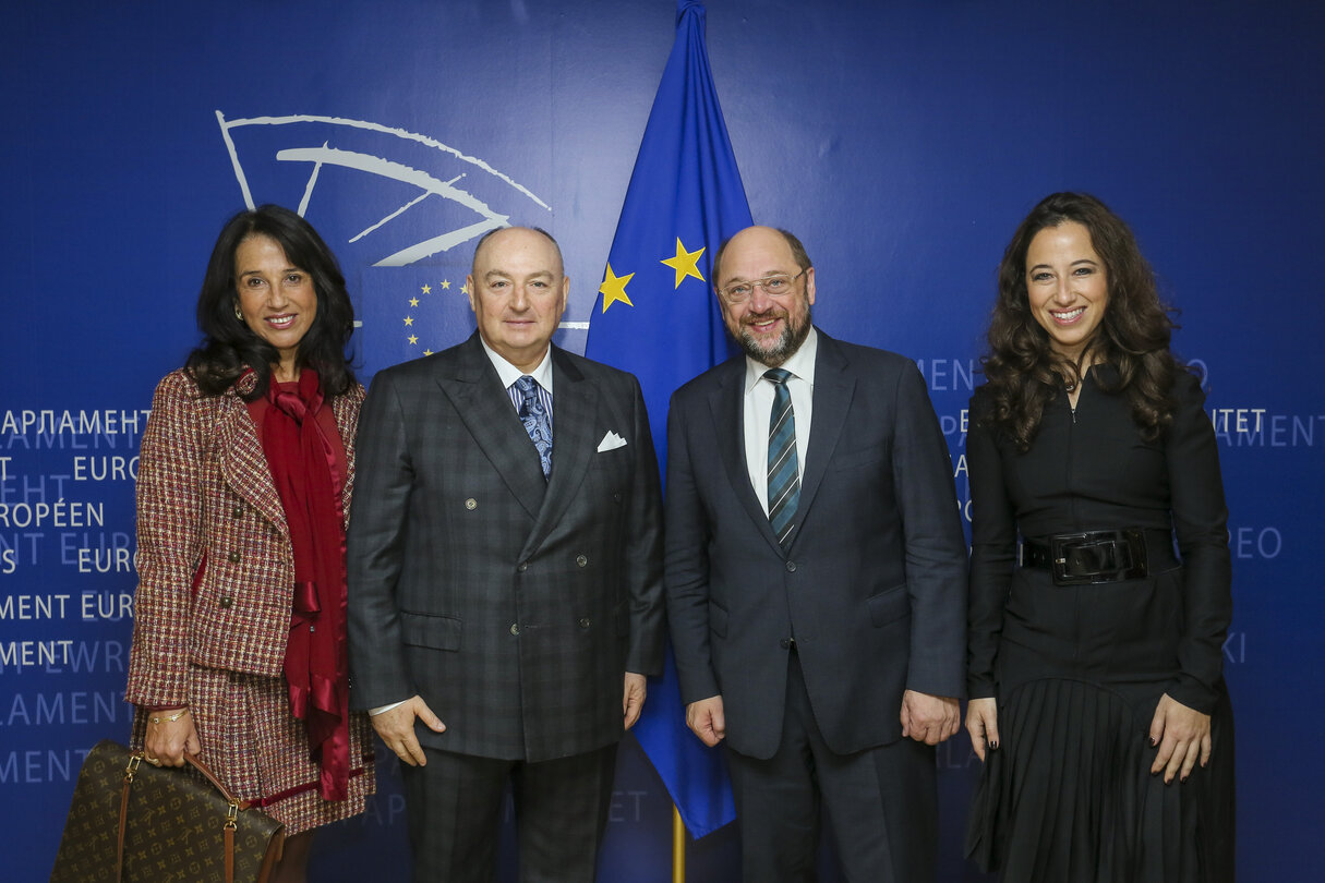 Martin SCHULZ - EP President meets with Moshe KANTOR - President of the Jewish European Congress