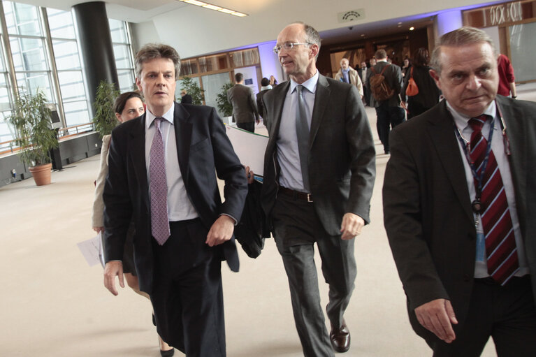 Fotografija 4: Arrival of Commissioner-designate for Financial Stability, Financial Services and Capital Markets Union