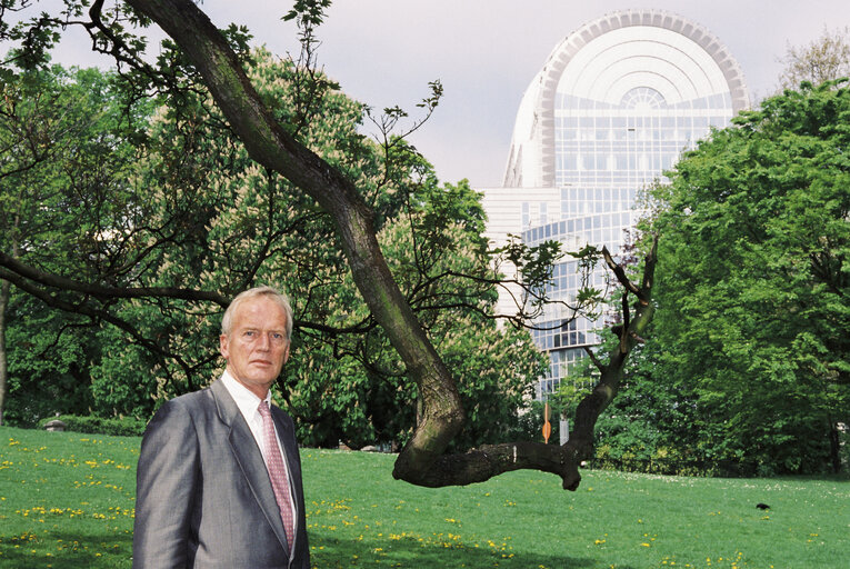 MEP Doeke EISMA at the European Parliament in Brussels