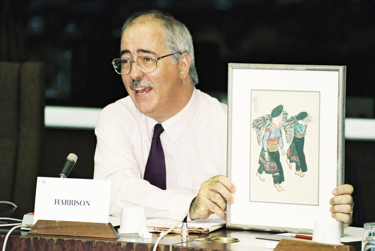 Fotogrāfija 1: Delegation in Strasbourg