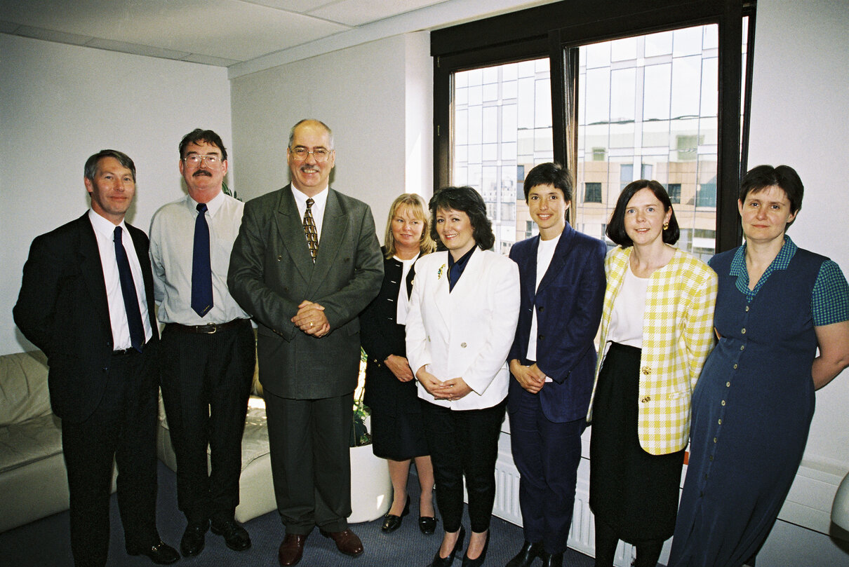 Lyndon H.A. HARRISON with a group