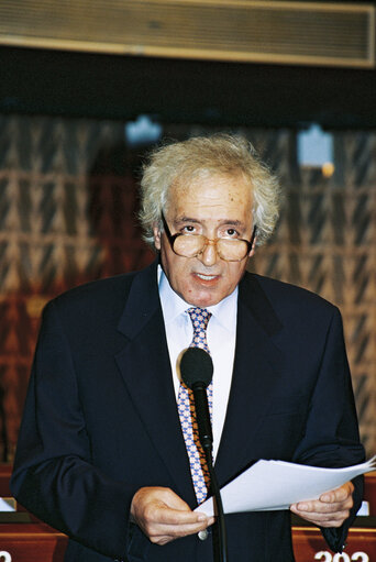 Fotagrafa 1: Plenary session in Strasbourg - Presentation of the European Ombudsman Yearly Report 1996