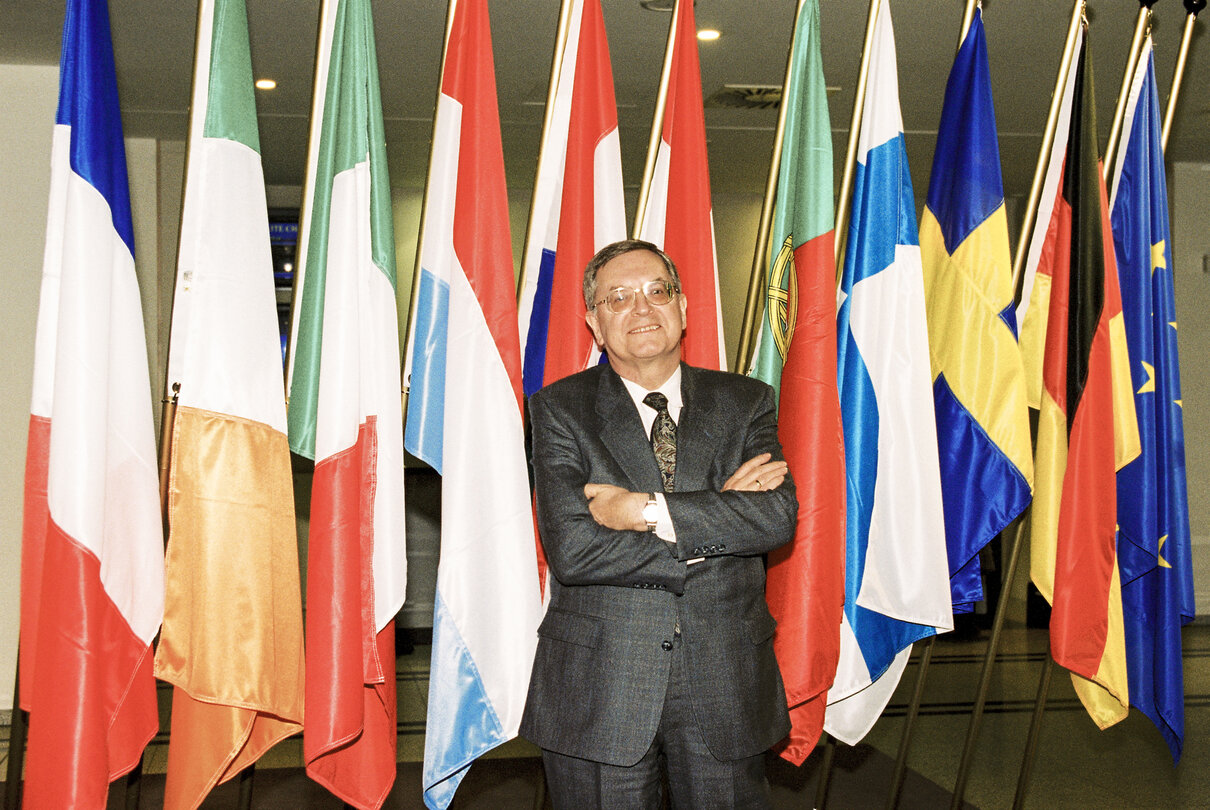 MEP Arie M. OOSTLANDER at the European Parliament in Brussels