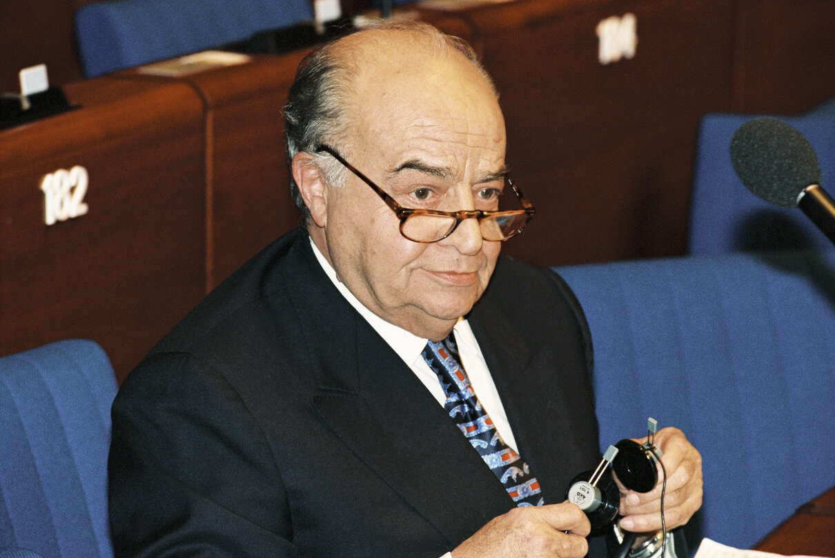 MEP Lucio MANISCO at the European Parliament in Strasbourg