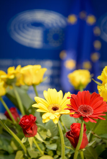 Antonio TAJANI - EP President meets with Kati PIRI