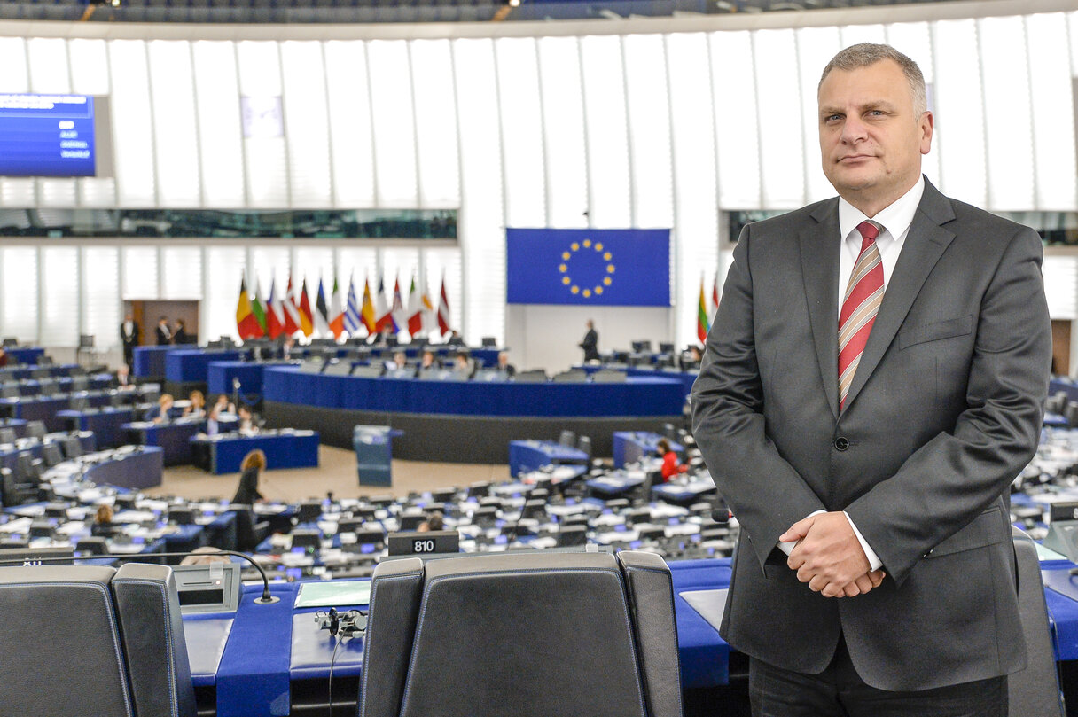 Peter KOUROUMBASHEV in the European Parliament in Strasbourg