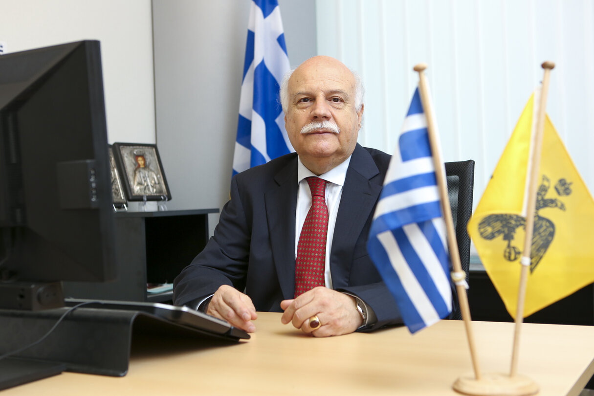 Georgios EPITIDEIOS MEP in the EP in Brussels