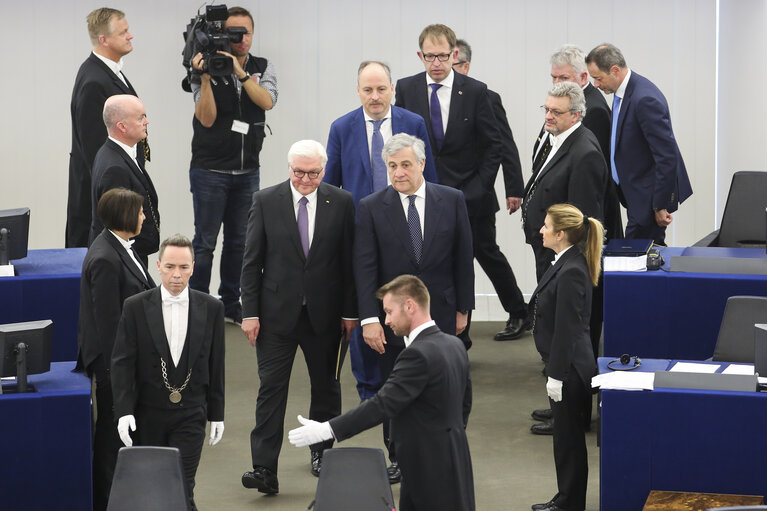 Official visit of the President of the Federal Republic of Germany. Plenary session Week 14 2017 in Strasbourg