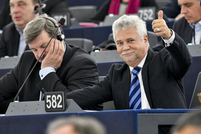 Fotografia 7: Dieter KOCH in plenary session week 11 2017 in Strasbourg