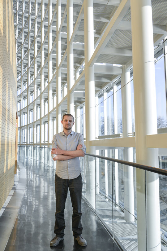 Florent MARCELLESI in the European Parliament in Strasbourg