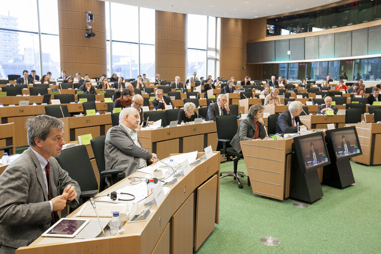 Photo 8: ECON - Public hearing with the Chairman of the Systemic Risk Board