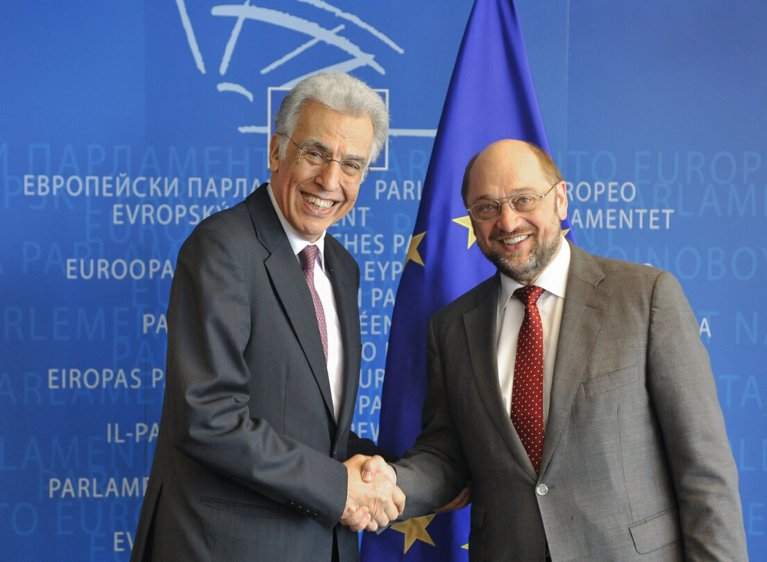 Martin SCHULZ - EP President meets with Nikiforos DIAMANDOUROS - European Ombudsman