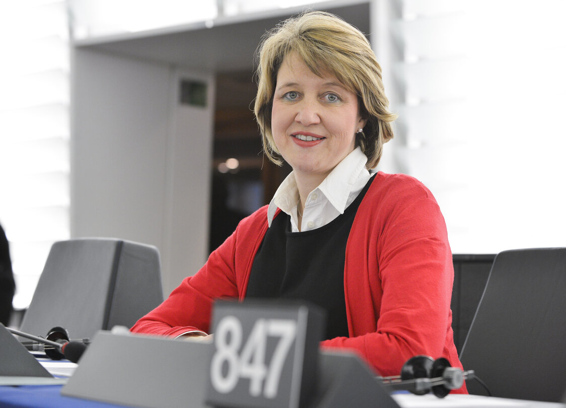 Anja WEISGERBER at the European Parliament in Strasbourg