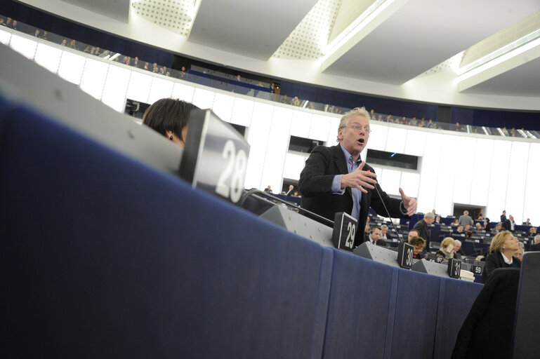 Fotografie 1: Plenary Session week 6 2013 - Statement by President of the French Republic, with debate