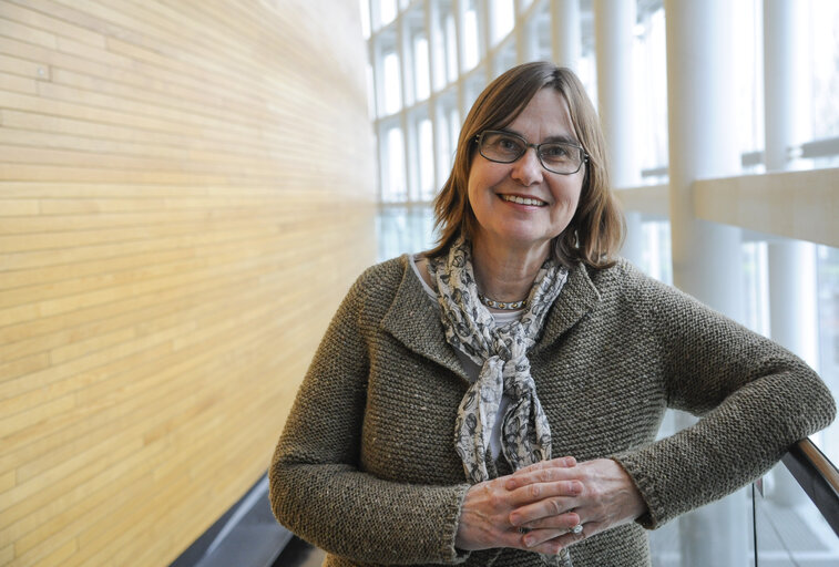 Fotó 6: Portrait of Anne E JENSEN in the European Parliament in Strasbourg