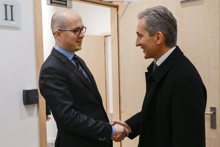 Fotografija 4: Cristea ANDI LUCIAN meets with Lurie LEANCA, deputy Prime Minister for European Integration of Républic of Moldava