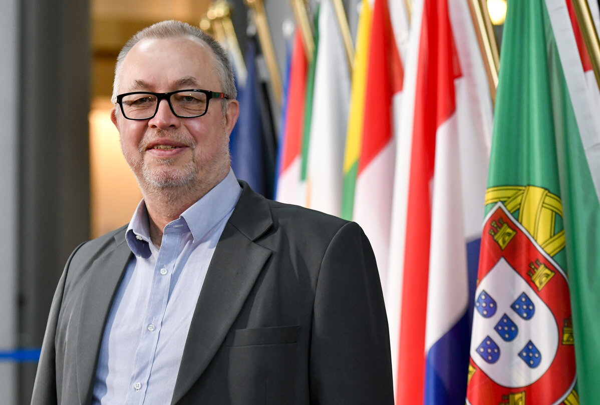 Michael DETJEN in the European Parliament in Strasbourg