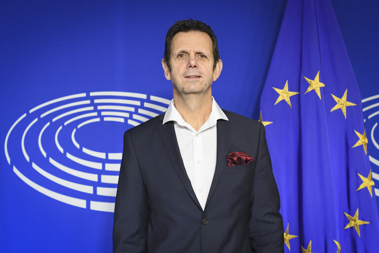 Fotografia 1: Bernd KOLMEL in the European Parliament in Brussels