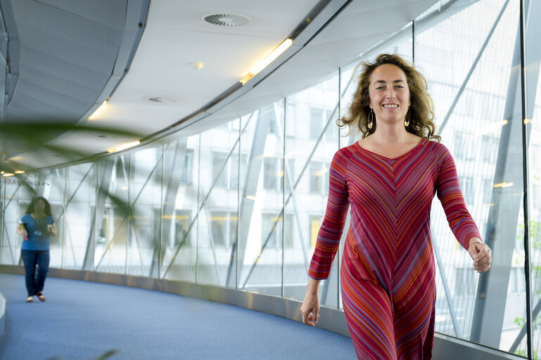 Fotografia 11: MEP Carolina PUNSET in the EP in Brussels