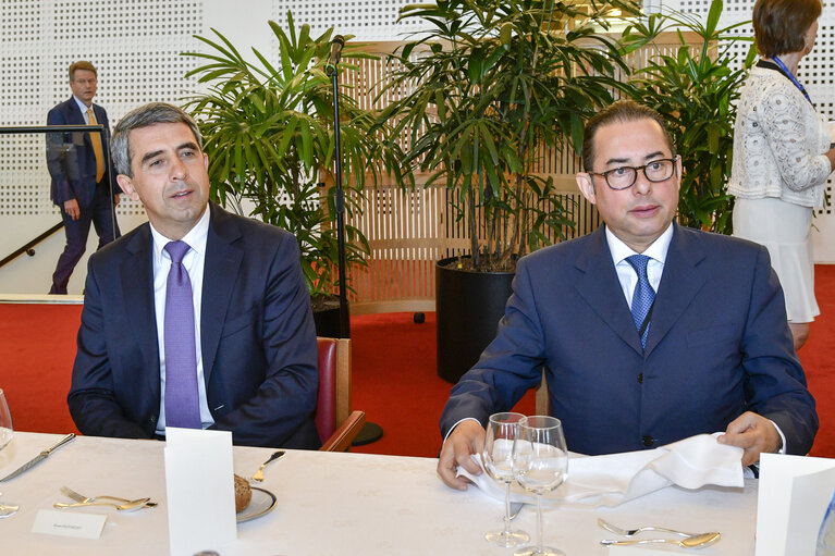 Official visit of the President of Bulgaria to the European Parliament in Strasbourg. Lunch