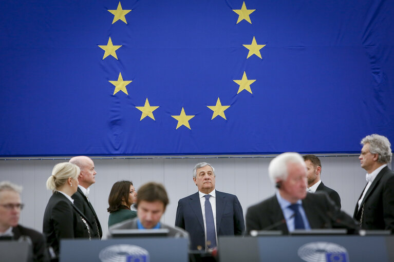 Photo 4 : Plenary session week 3 2018 in Strasbourg - Debate on the conclusions of the European Council