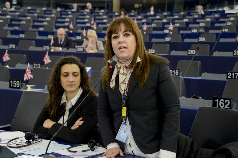 Zdjęcie 22: Plenary session week 07 2015 in Strasbourg - Initiatives in the framework of the International Labour Organization debate on the right to strike