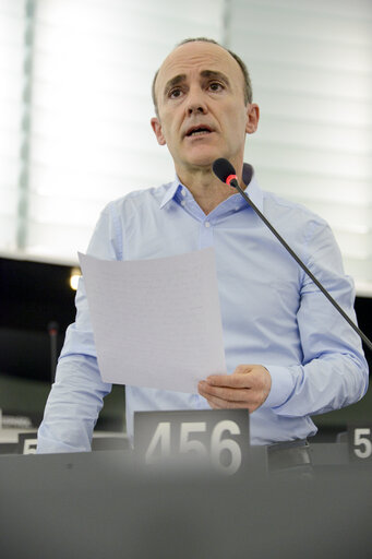 Zdjęcie 43: Plenary session week 07 2015 in Strasbourg - Initiatives in the framework of the International Labour Organization debate on the right to strike