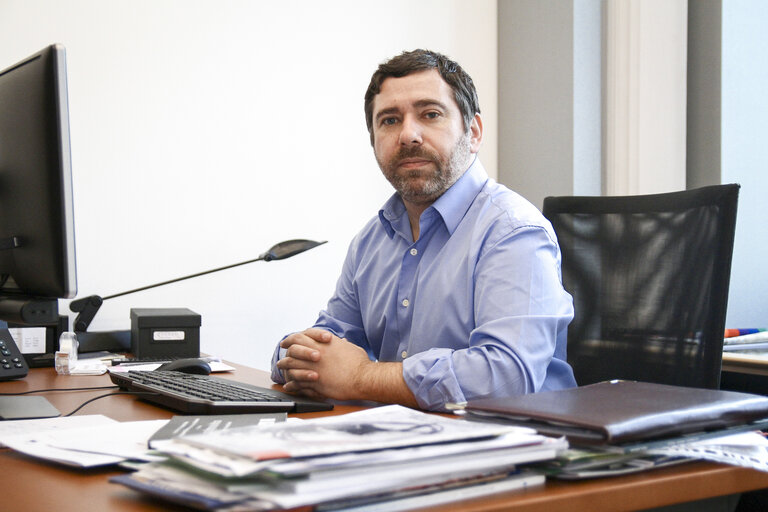 Fotagrafa 3: MEP Javier COUSO PERMUY at the European Parliament in Brussels